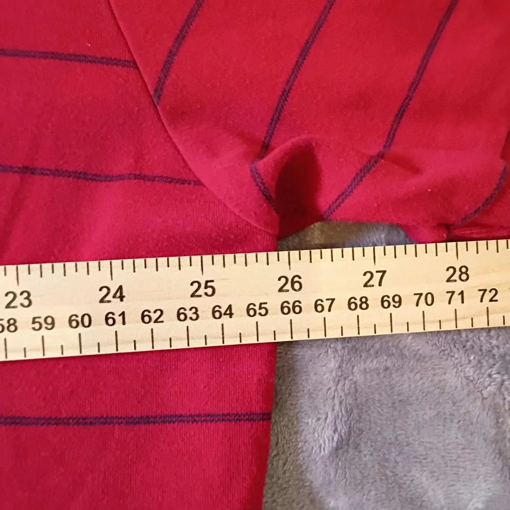 Polo Ralph Lauren Mens XL Red‎ Navy Blue Striped Short Sleeve Cotton Polo Shirt